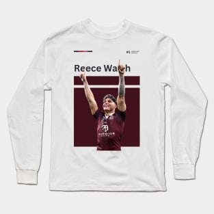 Reece Walsh Maroons Long Sleeve T-Shirt